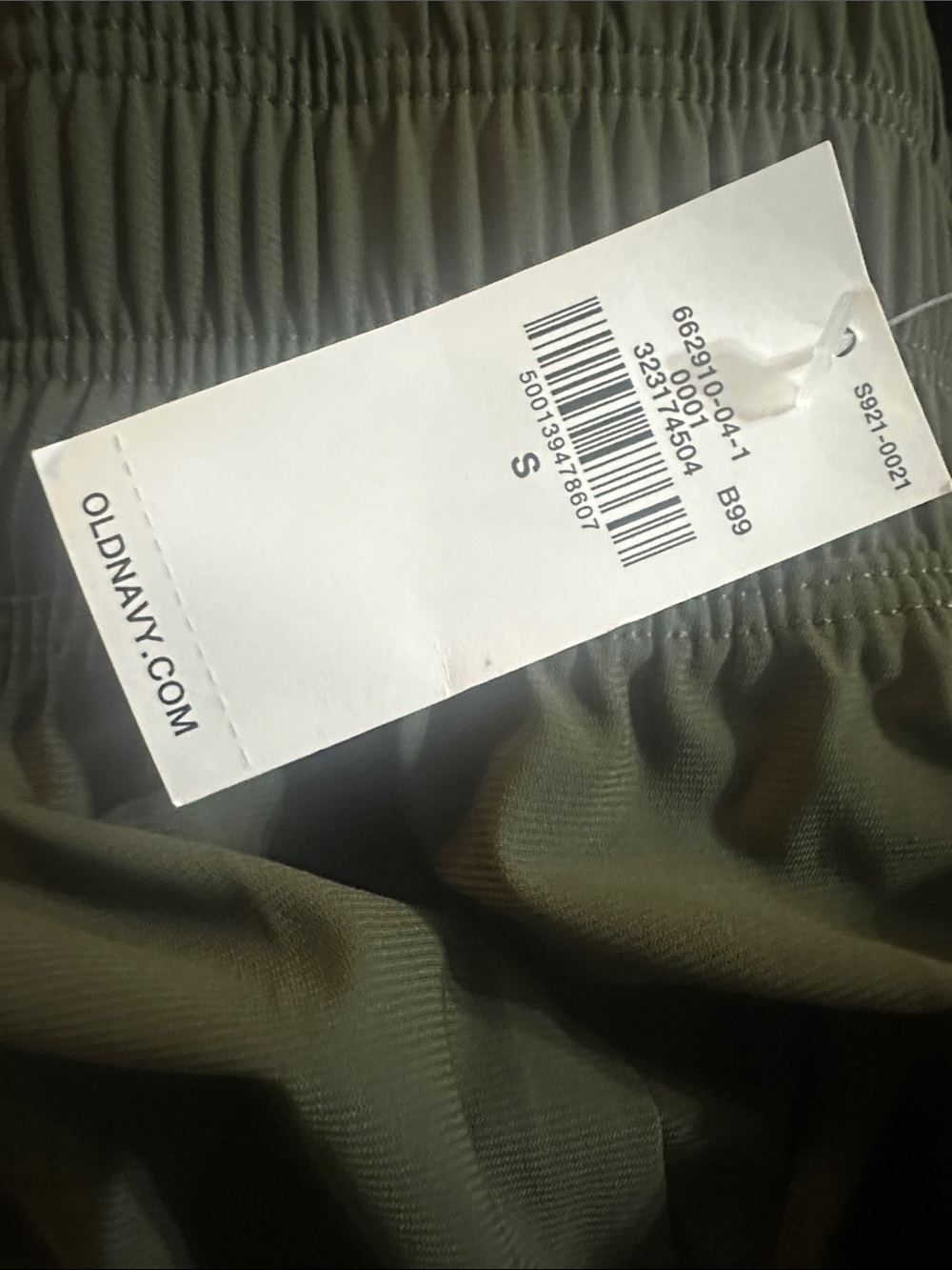 NWT! Old Navy Ancient Forest High-Waisted Sleektech Barrel Ankle Pant - Picture 8 of 10